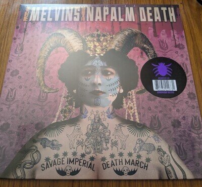 MELVINS / NAPALM DEATH-SAVAGE IMPERIAL DEATH MARCH LTD OBNOXIOUS ORCHID VINYL