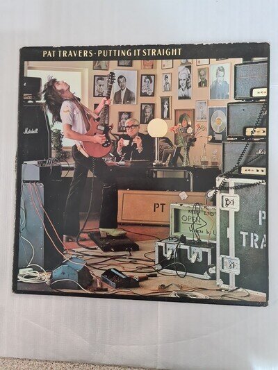 Pat Travers - Putting It Straight Vinyl LP UK Press 1977 VG +, Good