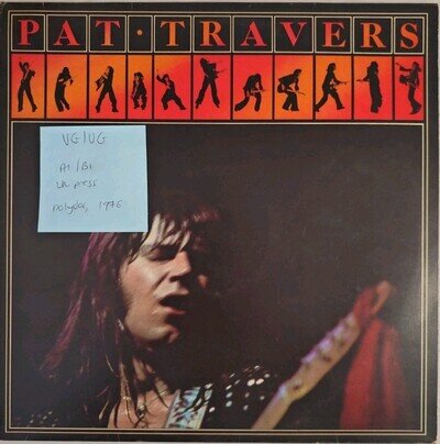 Pat Travers Self Titled Vinyl Record VG/VG 2383395 1976