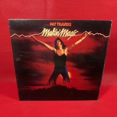 PAT TRAVERS Makin' Magic 1977 UK vinyl LP + INNER Rock 'N' Roll Susie Stevie
