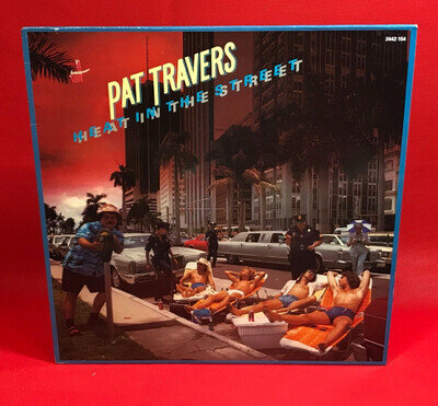 PAT TRAVERS Heat In The Street 1978 French vinyl LP + INNER Pat Thrall Evie