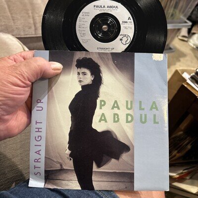 PAULA ABDUL - Straight Up 7” Vinyl Record VG+