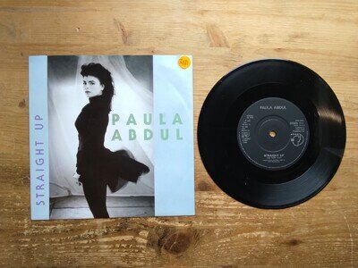 Paula Abdul Straight Up Excellent 7" Single Vinyl Record SRNN111