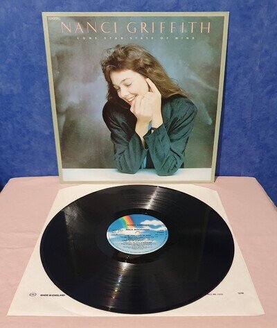 NANCI GRIFFITH Lone Star State Of Mind Vinyl L.P *1987 UK Press* MCF 3364 - EX+