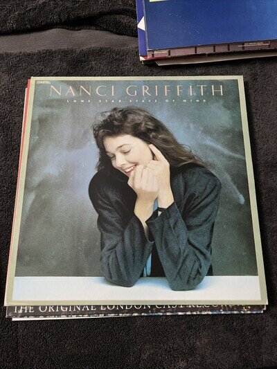Nanci Griffith, ‘Lone Star State Of Mind’, Vinyl Album (1987 ) LP -very good
