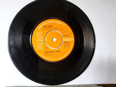 PAUL ANKA - WHEN WE GET THERE, N/SOUL VINYL. RCA VICTOR VG+ CONDITION