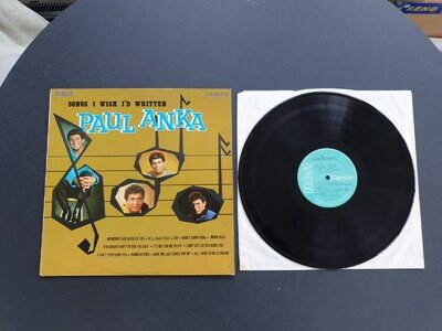 PAUL ANKA - SONGS I WISH I'D WRITTEN 1970 UK PRESS 12" VINYL RECORD LP