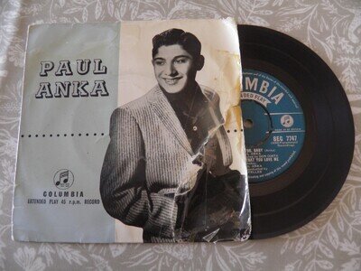 PAUL ANKA 7" E.P. PAUL ANKA FROM 1957