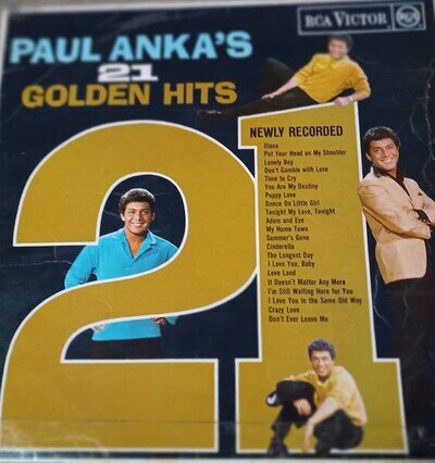 Paul Anka - Paul Anka's 21 Golden Hits (VINYL)