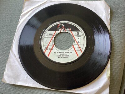 NANA MOUSKOURI - CU CU RRU/OVER & OVER - UK FONTANA DEMO 1969 RARE