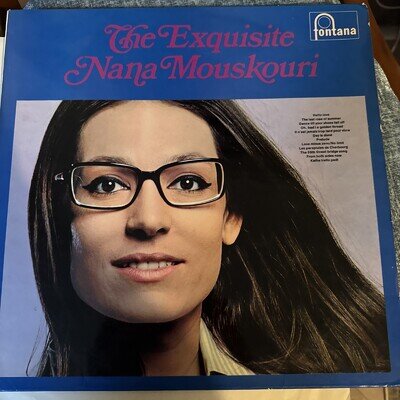 NANA MOUSKOURI - The Exquisite Nana Mouskouri - Ex LP Record Fontana STL 5536