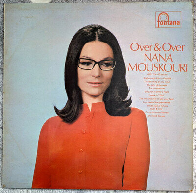 NANA MOUSKOURI - OVER & OVER - Vinyl LP 12" Record Album - FONTANA STL5511 1969