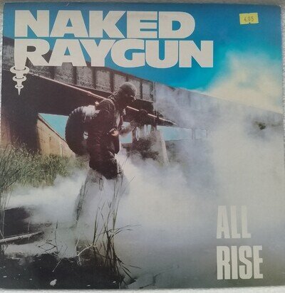 NAKED RAYGUN LP ALL RISE HOMESTEAD RECORDS DIE CUT INNER SLEEVE