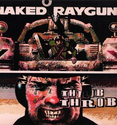 Naked Raygun Throb Throb LP vinyl USA Homestead 1988 with insert HMS0081