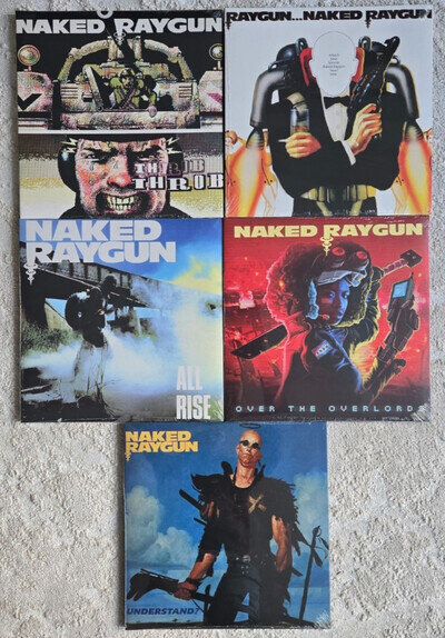 Naked Raygun - 5 x Vinyl LP Set / Lot - NEW & SEALED - All Rise / Throb