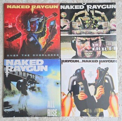 Naked Raygun - 4 x Vinyl LP Set / Lot - NEW & SEALED - All Rise / Throb