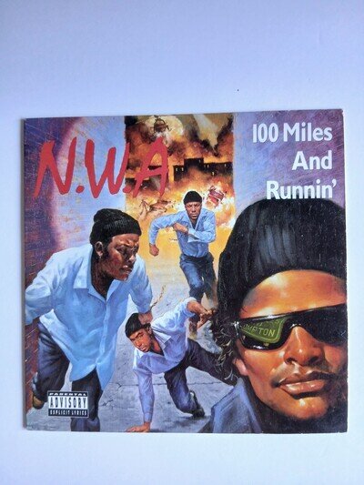 N.W.A - 100 Miles And Runnin' - 7" Vinyl - Ruthless Records - 1990 - 878556-7