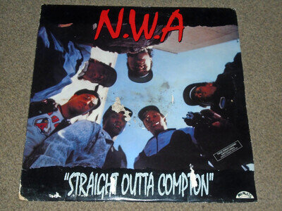 N.W.A ‎– Straight Outta Compton LP 1989 OLD SKOOL HIP HOP CLASSIC!!