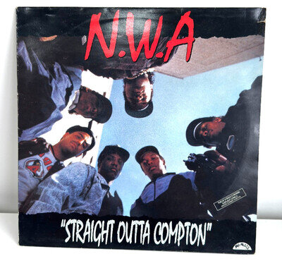 N.W.A – Straight Outta Compton LP 1988 UK Original Pressing BRLP 534 Ruthless