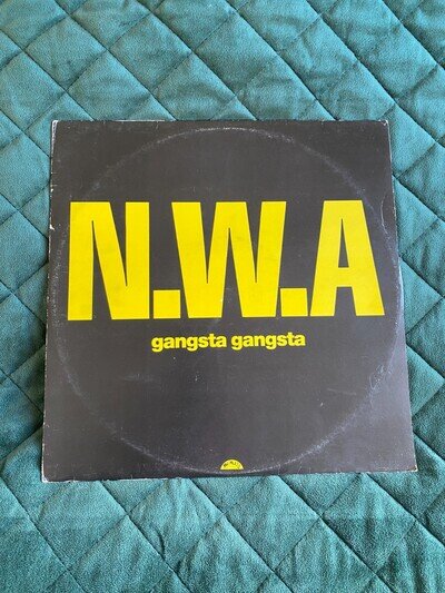 N.W.A. - Gangsta Gangsta - Used Vinyl Record 12 1988