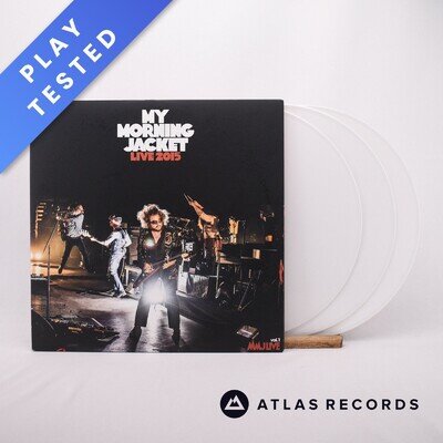 My Morning Jacket Live 2015 White Tri-Fold 3 x LP Vinyl Record ATO0568 - EX/NM