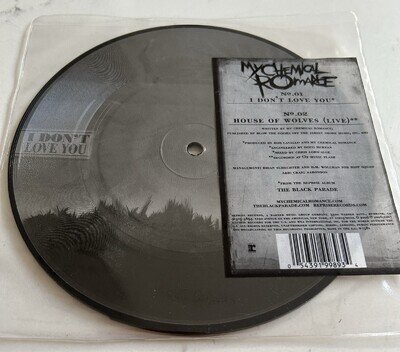 MY CHEMICAL ROMANCE I Don’t Love You 7” Picture Disc (Part 2/2) 2007 UNPLAYED