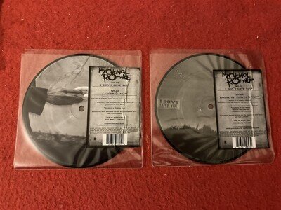 MY CHEMICAL ROMANCE I DON'T LOVE YOU 2 X PICTURE DISCS UNPLAYED WAREHOUSE FIND
