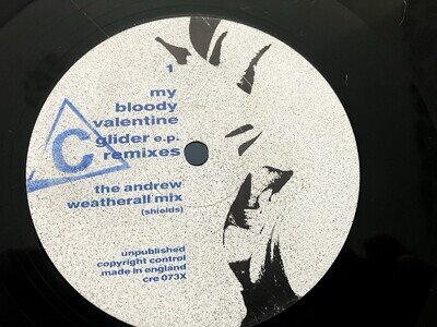 My Bloody Valentine Glider EP 12" Weatherall Mixes Promo RARE
