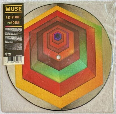 MUSE - Resistance - Rare UK Vinyl 7" Picture Disc Very Limited Edition (Record)