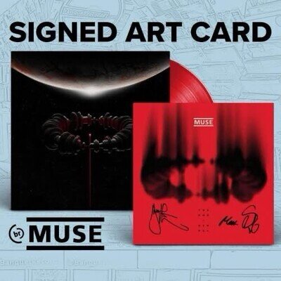 MUSE The Wow! Signal Opaque Red Vinyl + 12"x12" Signed Art Card presale 26.6.26