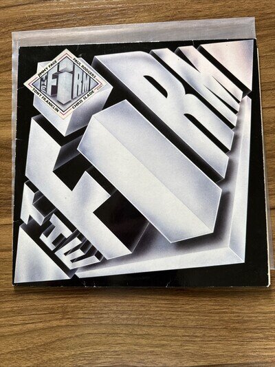 THE FIRM (Jimmy Page / Paul Rodgers) - The Firm, ORIGINAL 1985 LP / inner