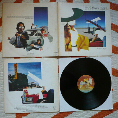 Bad Company Desolation Angels Vinyl UK 1979 Swan Song A1/B1 LP Paul Rodgers