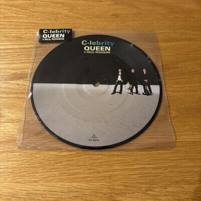 Queen / Paul Rodgers - C-lebrity / Fire & Water 7" Picture Disc Single 2008