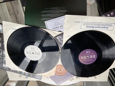 MUMFORD & SONS MINT ORIG DELTA NM 1stPRESS GB VINYL 2LP SET 2018 NOOVERSEASPOST
