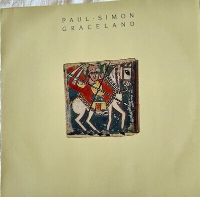 Paul Simon Graceland 1986 Vinyl LP Embossed Sleeve, Warner Bros VG+/VG+
