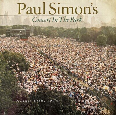Paul Simon -Paul Simon's Concert In The Park (1991 LP) (EX/VG+)