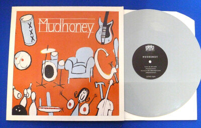 MUDHONEY-LET IT SLIDE GREY VINYL 12" SINGLE SUB POP,GRUNGE
