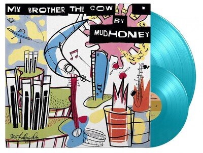 MUDHONEY - My Brother The Cow 2021 Dutch 180 Gram Turquoise Vinyl LP + 7" New