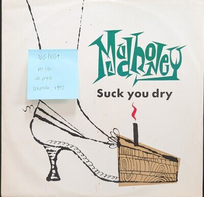 Mudhoney Suck You Dry Vinyl Record VG/VG+ W0137T 1992