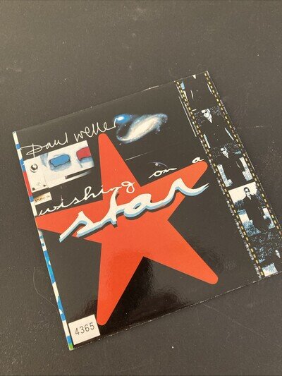 Paul Weller Wishing On a Star Vinyl Record, Numbered UK 7" (2004) Jam, Mod, Mint