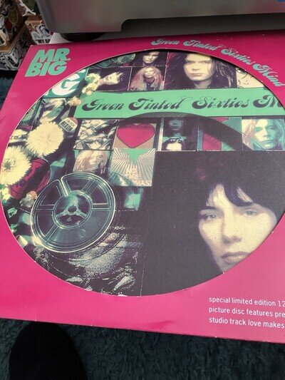 Mr Big Green Tinted Sixties Mind 12-inch Vinyl Picture Disc Limited Edition