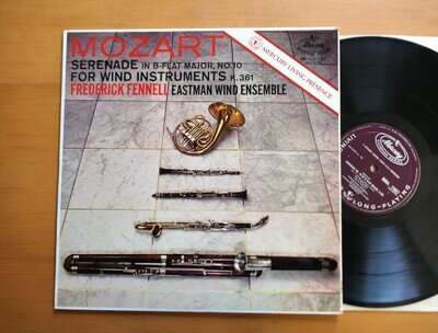 MMA 11027 Mozart Wind Serenade no. 10 Frederick Fennell NEAR MINT Mercury Vinyl