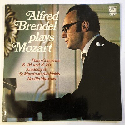 Alfred Brendel Plays Mozart, Vinyl LP, Philips 1974, VG/VG, 6500 140 De Luxe