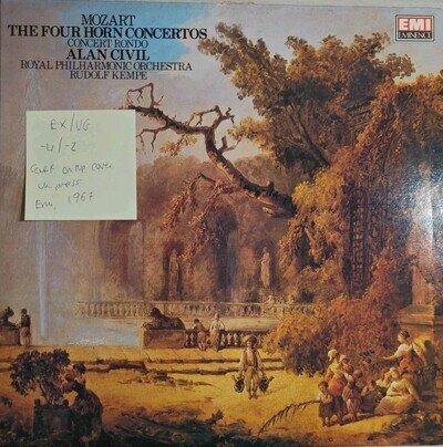 Mozart The Four Horn Concertos Vinyl Record EX/VG EMX2004 1967