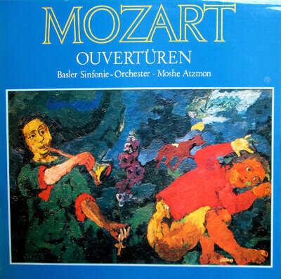 Mozart Overtures Basler Symphony Orchestra Moshe Atzmon Parnass 64537 Stereo LP