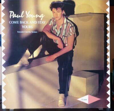 Paul Young "Come Back And Stay" 12" Vinyl Single TA3636 A1/B1 CBS 1983 - VG+/EX