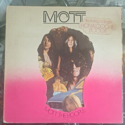 Mott - Mott The Hoople Vinyl LP (UK 1973) 1ST PRESS -Die Cut Sleeve A1/B1