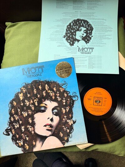 MOTT THE HOOPLE - "THE HOOPLE" - UK VINYL LP - 1974 - FIRST PRESS