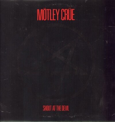 MÖTLEY CRÜE SHOUT AT THE DEVIL LP VINYL 11 track red/black swirl vinyl reissue
