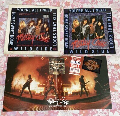 Mötley Crüe - You're All I Need 12" Box Set - Complete - Outer Box Water Damaged